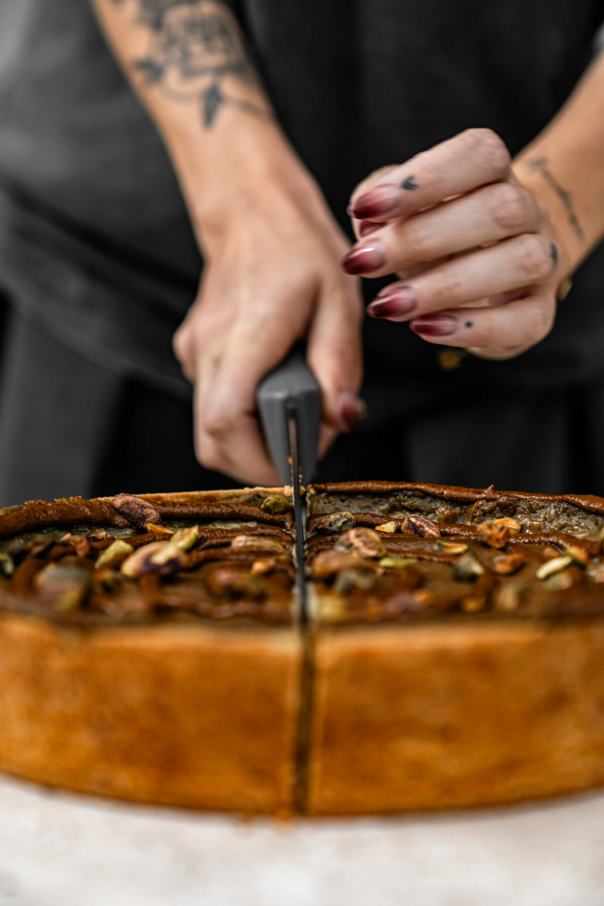 Part de flan à la pistache – Image 3