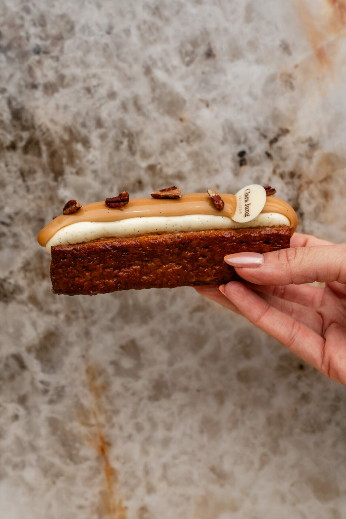 Millefeuille vanille caramel