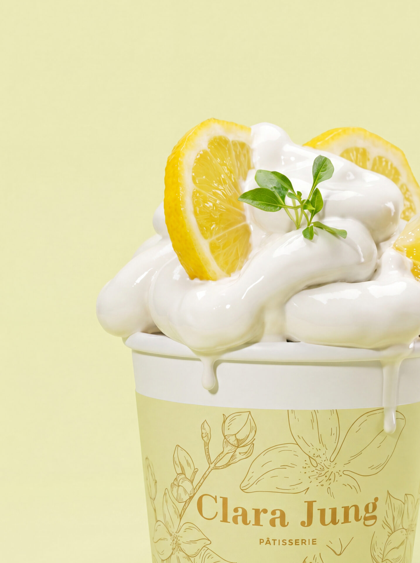 Sorbet citron basilic